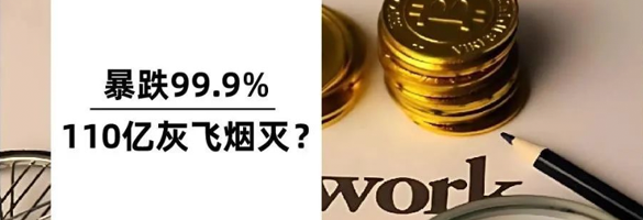 暴跌99.9%，110亿灰飞烟灭？